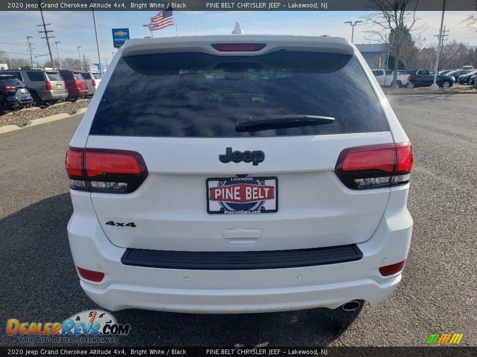 2020 Jeep Grand Cherokee Altitude 4x4 Bright White / Black Photo #5