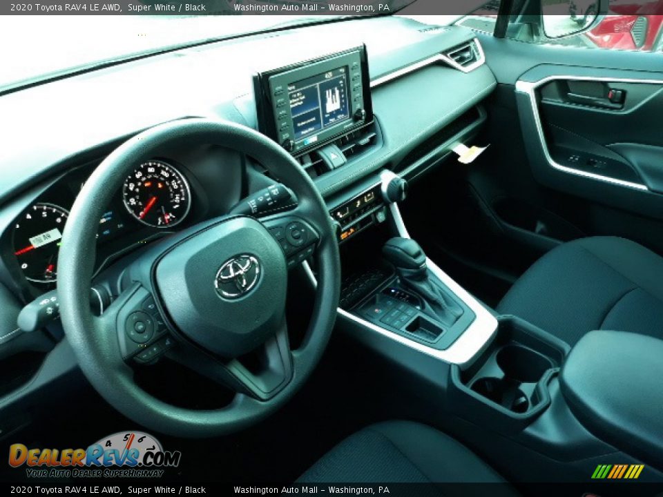 2020 Toyota RAV4 LE AWD Super White / Black Photo #3