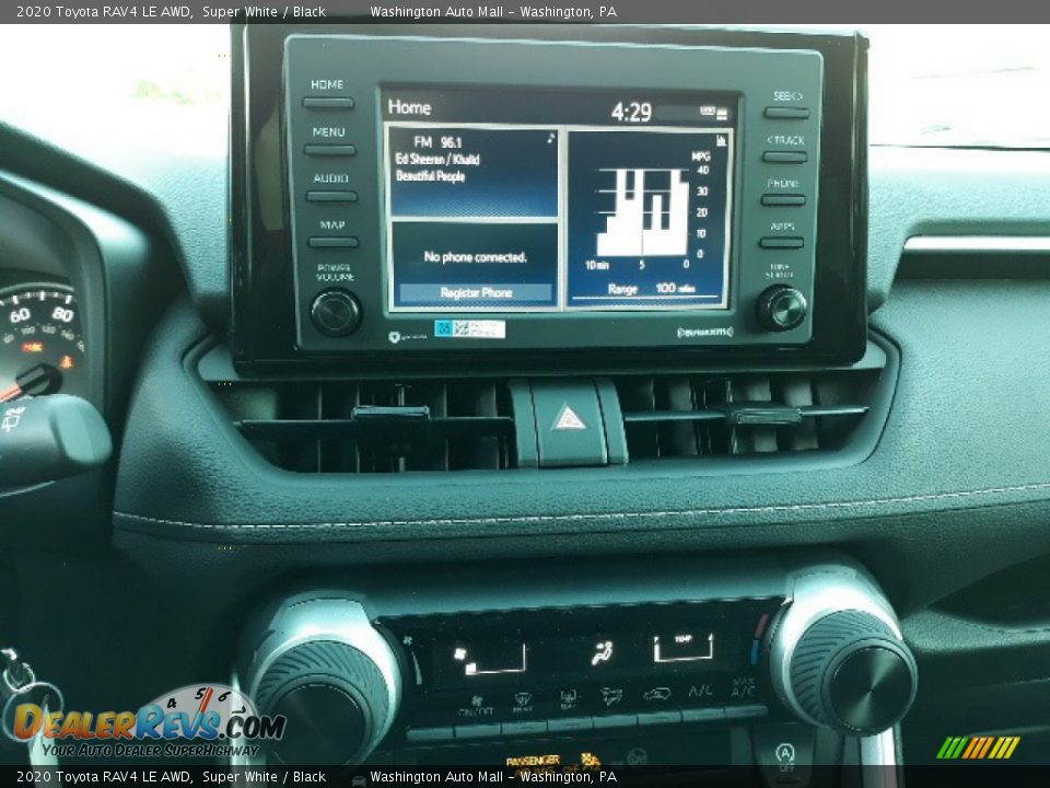 2020 Toyota RAV4 LE AWD Super White / Black Photo #5
