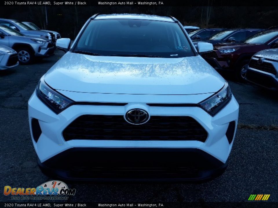 2020 Toyota RAV4 LE AWD Super White / Black Photo #6