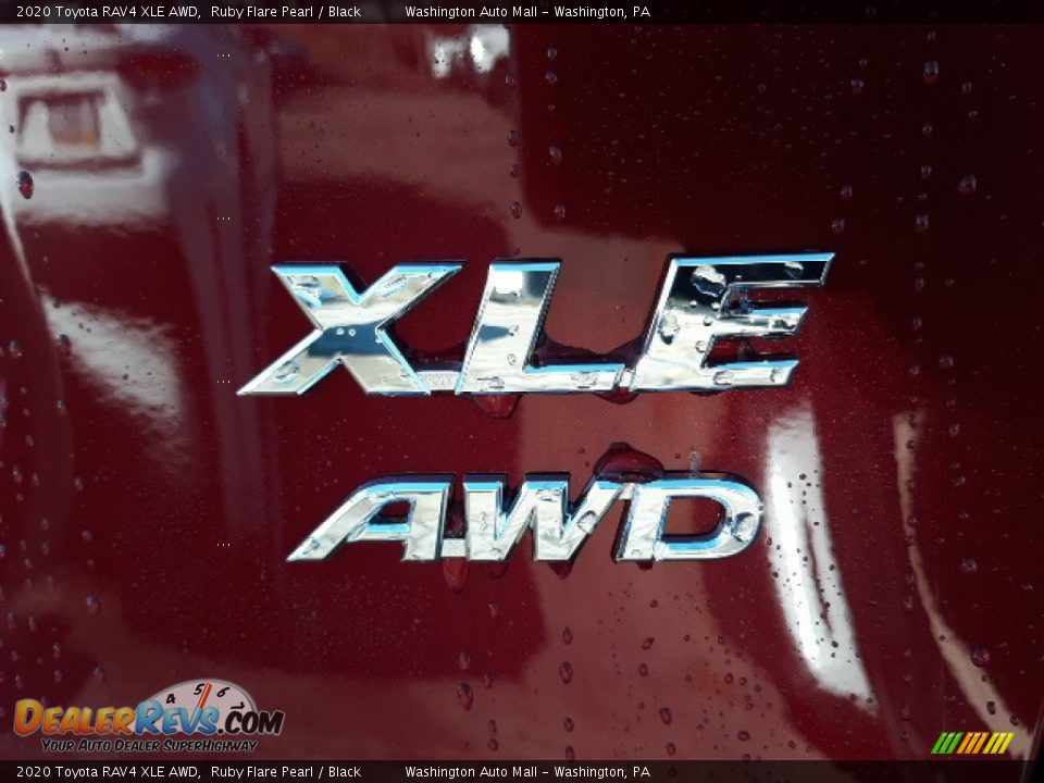 2020 Toyota RAV4 XLE AWD Ruby Flare Pearl / Black Photo #9