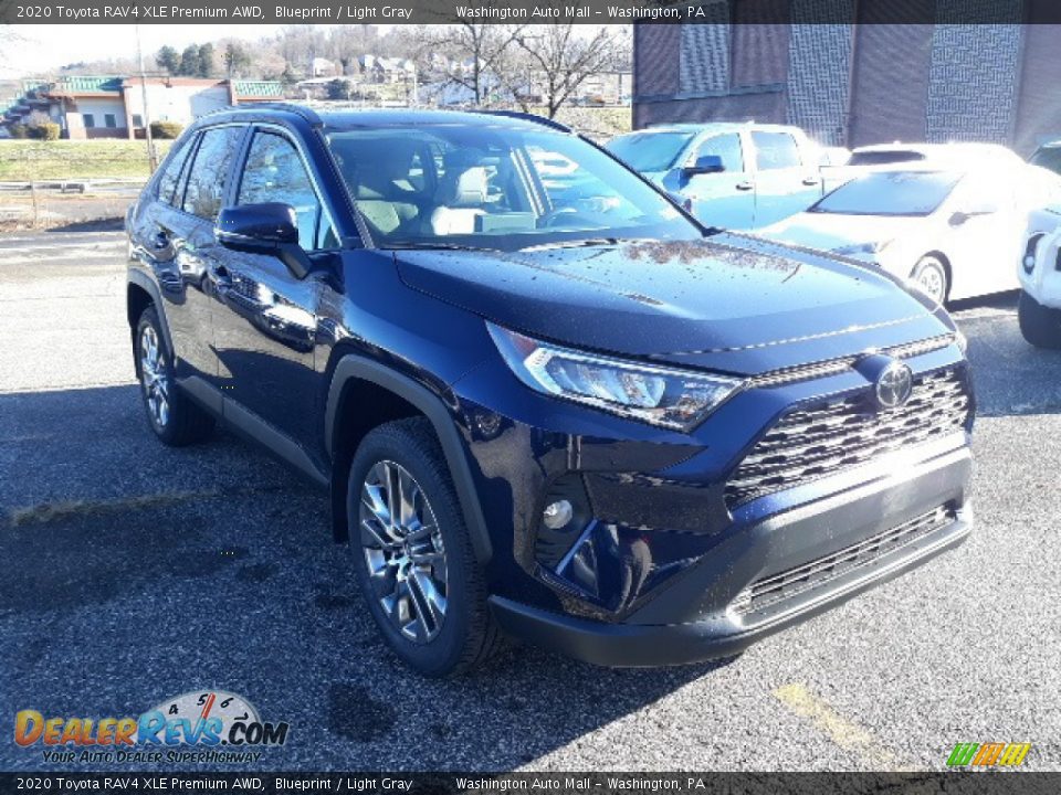 2020 Toyota RAV4 XLE Premium AWD Blueprint / Light Gray Photo #1