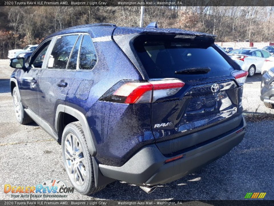 2020 Toyota RAV4 XLE Premium AWD Blueprint / Light Gray Photo #2