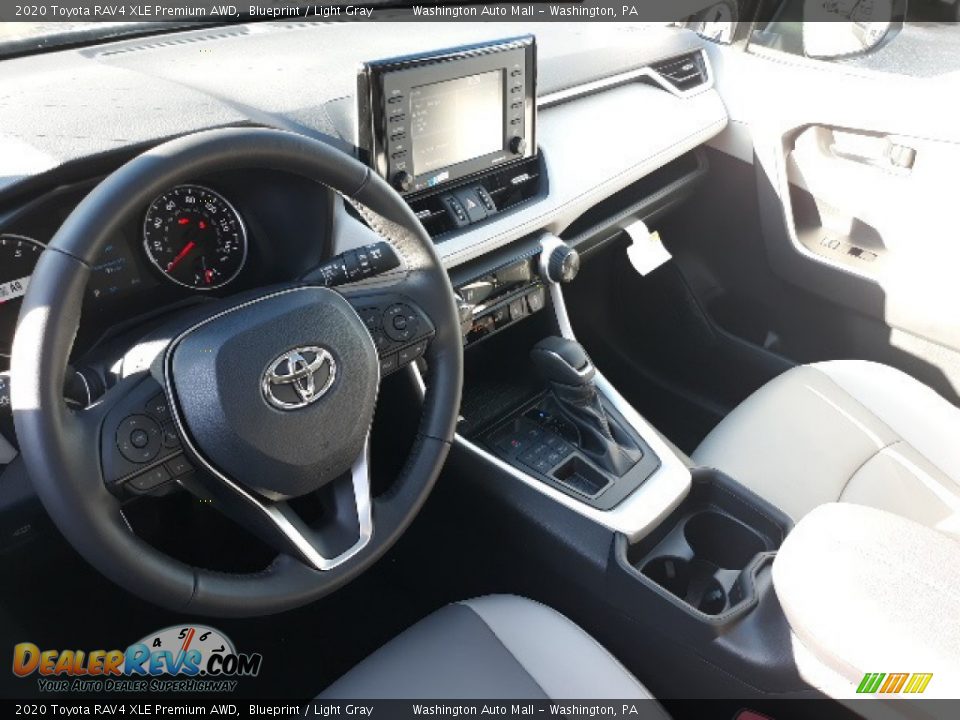 2020 Toyota RAV4 XLE Premium AWD Blueprint / Light Gray Photo #3