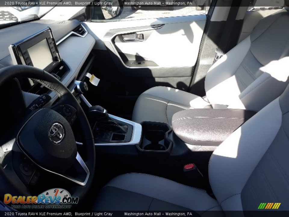 2020 Toyota RAV4 XLE Premium AWD Blueprint / Light Gray Photo #4