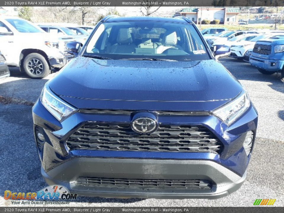 2020 Toyota RAV4 XLE Premium AWD Blueprint / Light Gray Photo #7