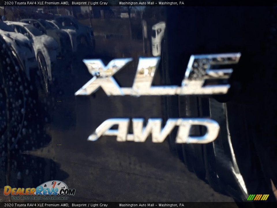 2020 Toyota RAV4 XLE Premium AWD Blueprint / Light Gray Photo #9