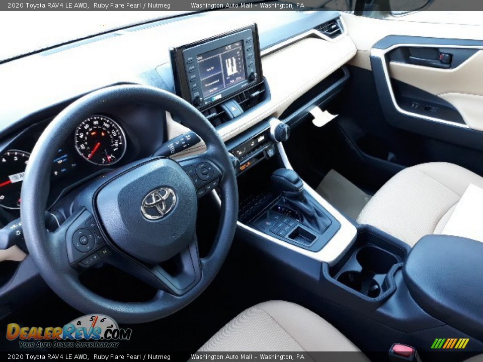 Nutmeg Interior - 2020 Toyota RAV4 LE AWD Photo #3