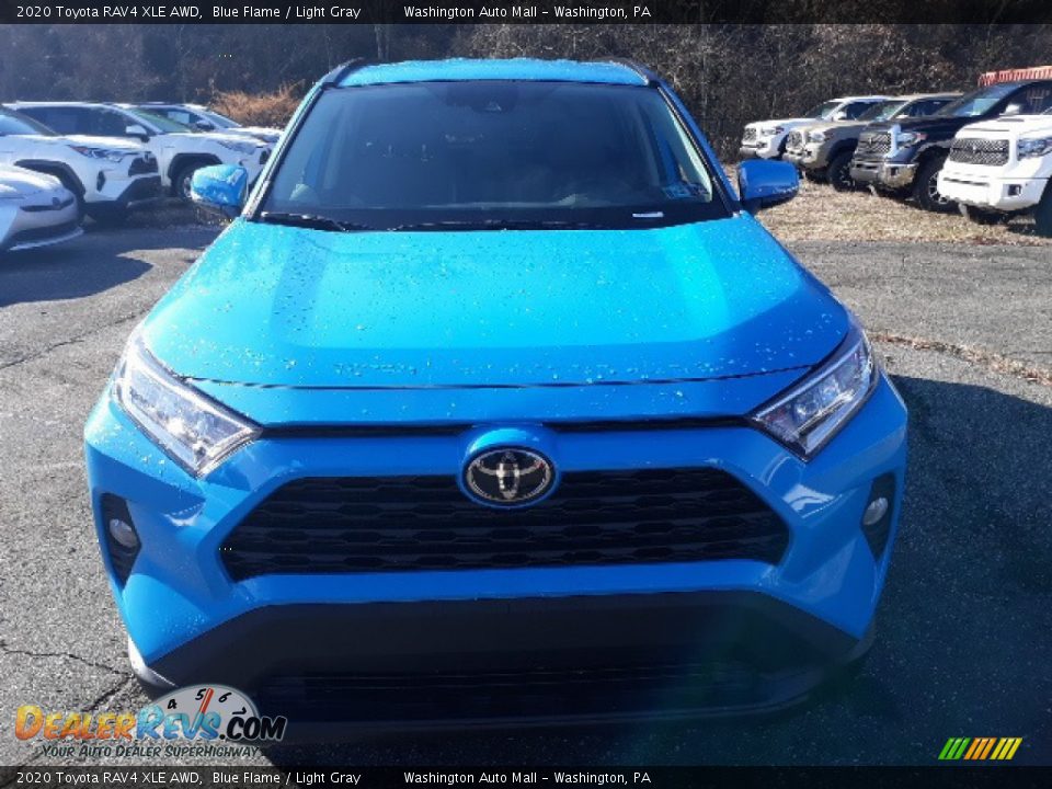 2020 Toyota RAV4 XLE AWD Blue Flame / Light Gray Photo #6