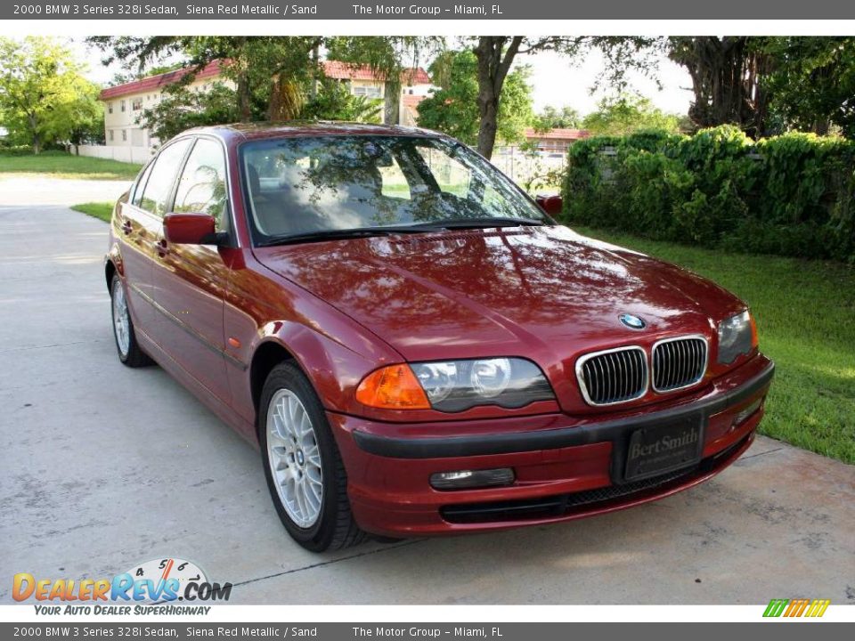2000 BMW 3 Series 328i Sedan Siena Red Metallic / Sand Photo #19
