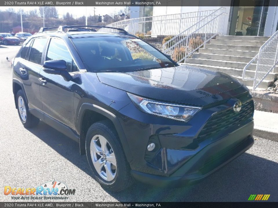 2020 Toyota RAV4 XLE AWD Blueprint / Black Photo #1