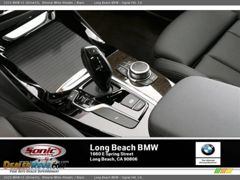 2020 BMW X3 sDrive30i Mineral White Metallic / Black Photo #6
