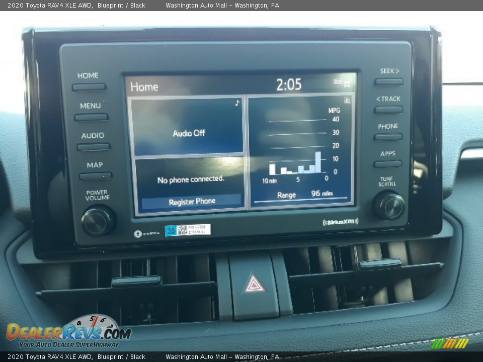 2020 Toyota RAV4 XLE AWD Blueprint / Black Photo #5