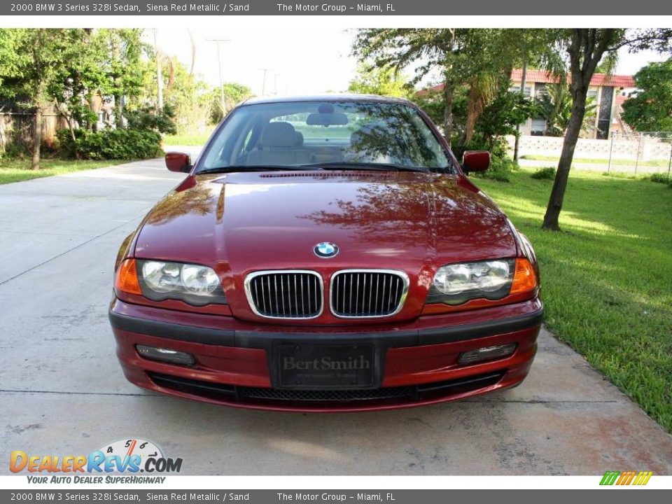 2000 BMW 3 Series 328i Sedan Siena Red Metallic / Sand Photo #20