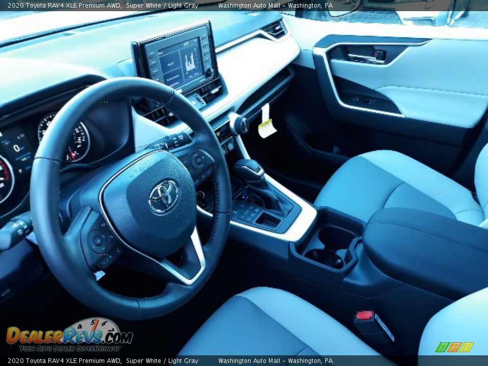 Front Seat of 2020 Toyota RAV4 XLE Premium AWD Photo #3