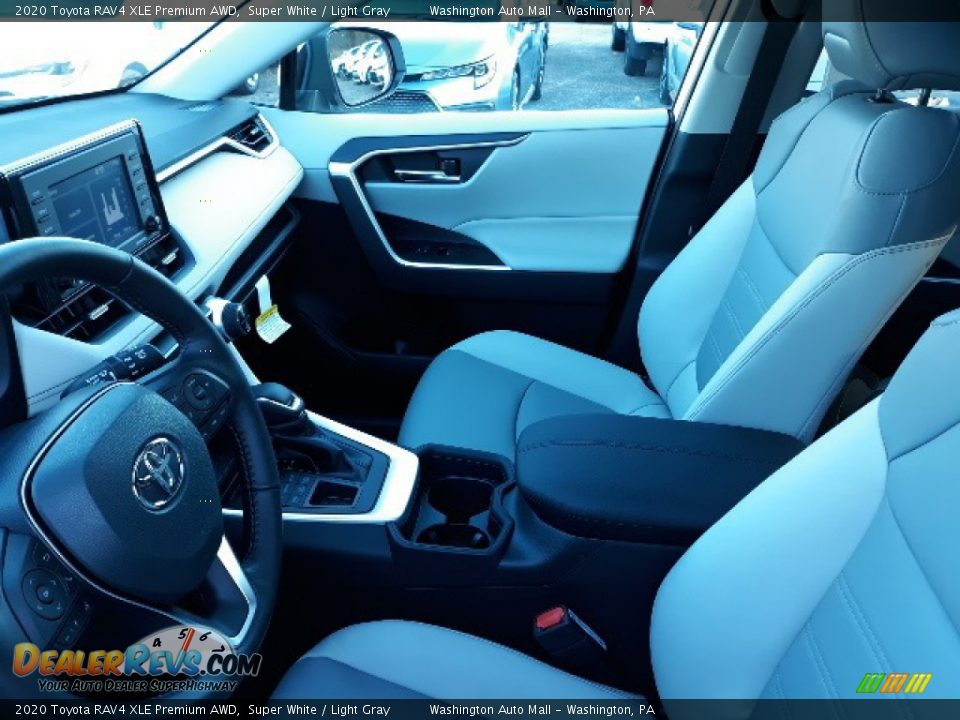 Light Gray Interior - 2020 Toyota RAV4 XLE Premium AWD Photo #4