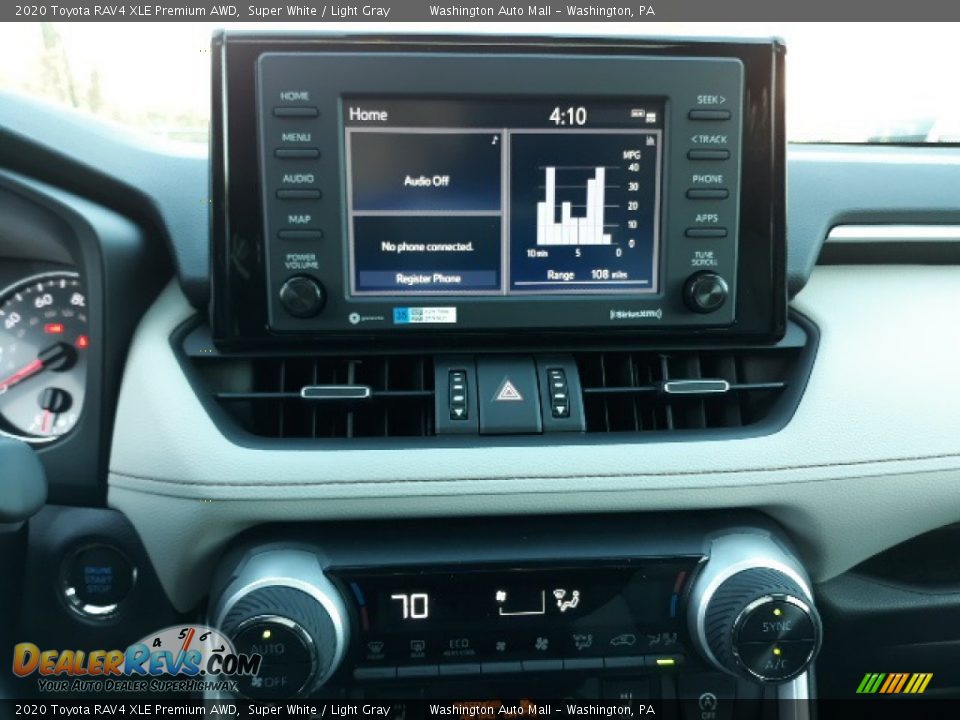 2020 Toyota RAV4 XLE Premium AWD Super White / Light Gray Photo #5