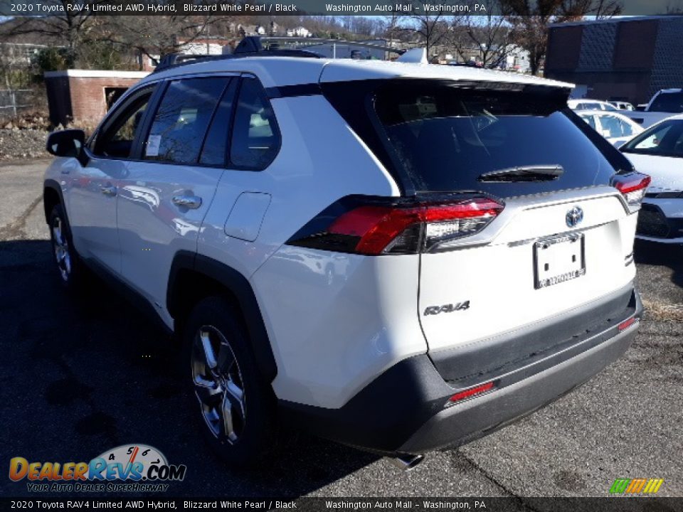 2020 Toyota RAV4 Limited AWD Hybrid Blizzard White Pearl / Black Photo #2