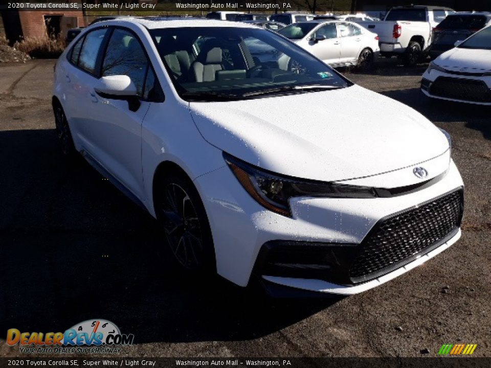 2020 Toyota Corolla SE Super White / Light Gray Photo #1