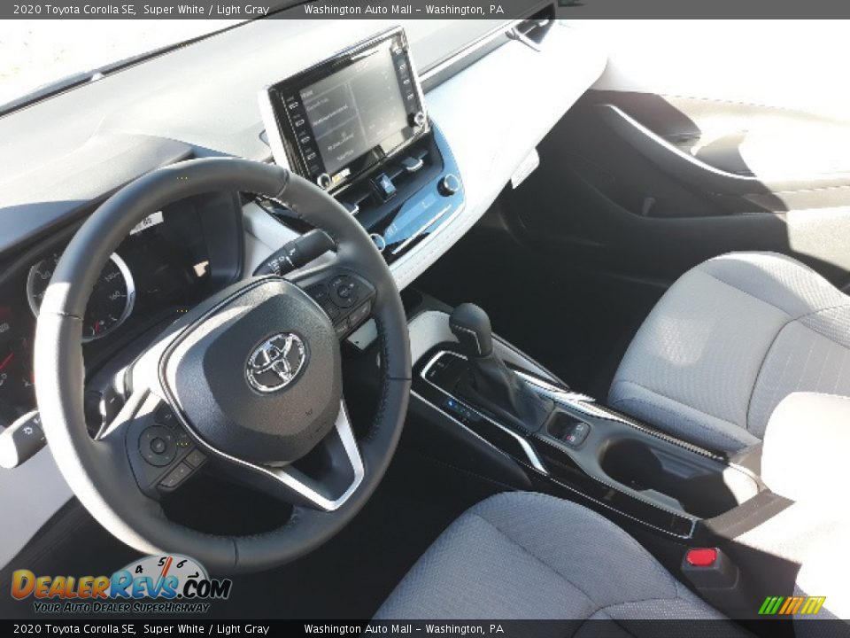 2020 Toyota Corolla SE Super White / Light Gray Photo #3