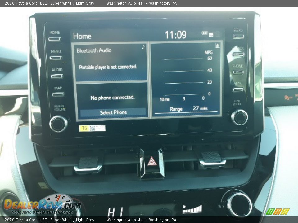 2020 Toyota Corolla SE Super White / Light Gray Photo #5
