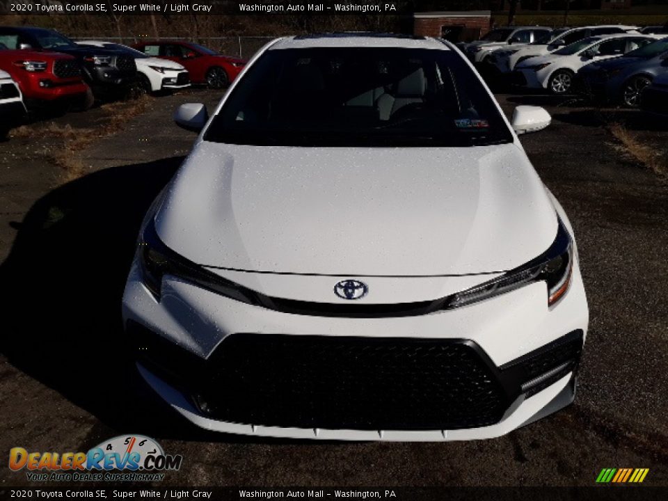 2020 Toyota Corolla SE Super White / Light Gray Photo #7