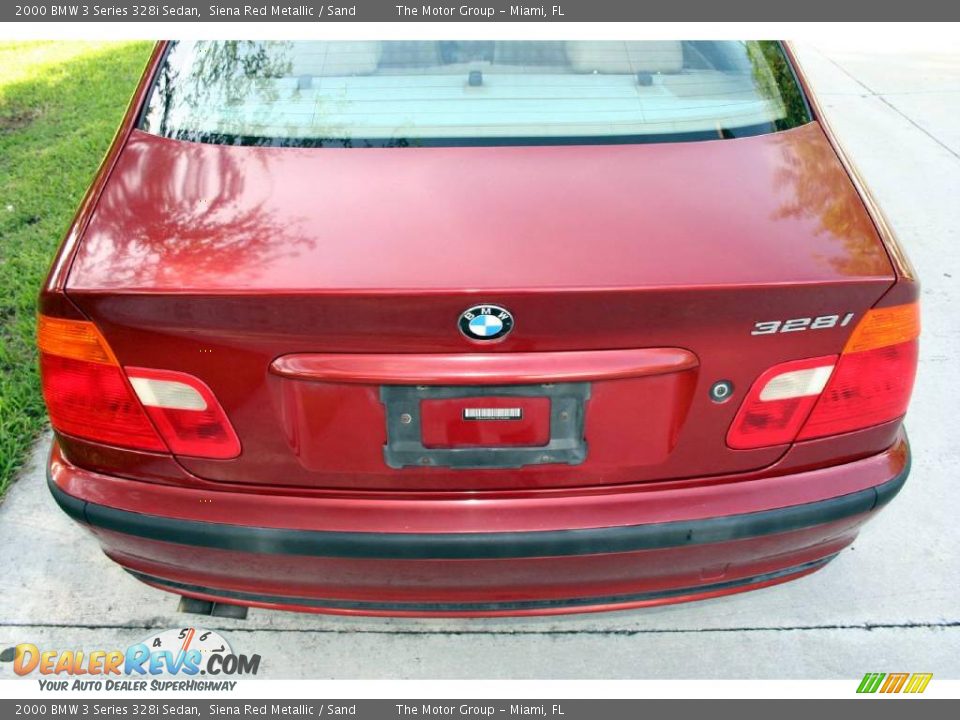 2000 BMW 3 Series 328i Sedan Siena Red Metallic / Sand Photo #22
