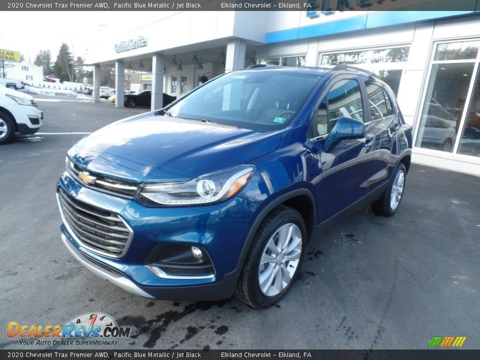 2020 Chevrolet Trax Premier AWD Pacific Blue Metallic / Jet Black Photo #2