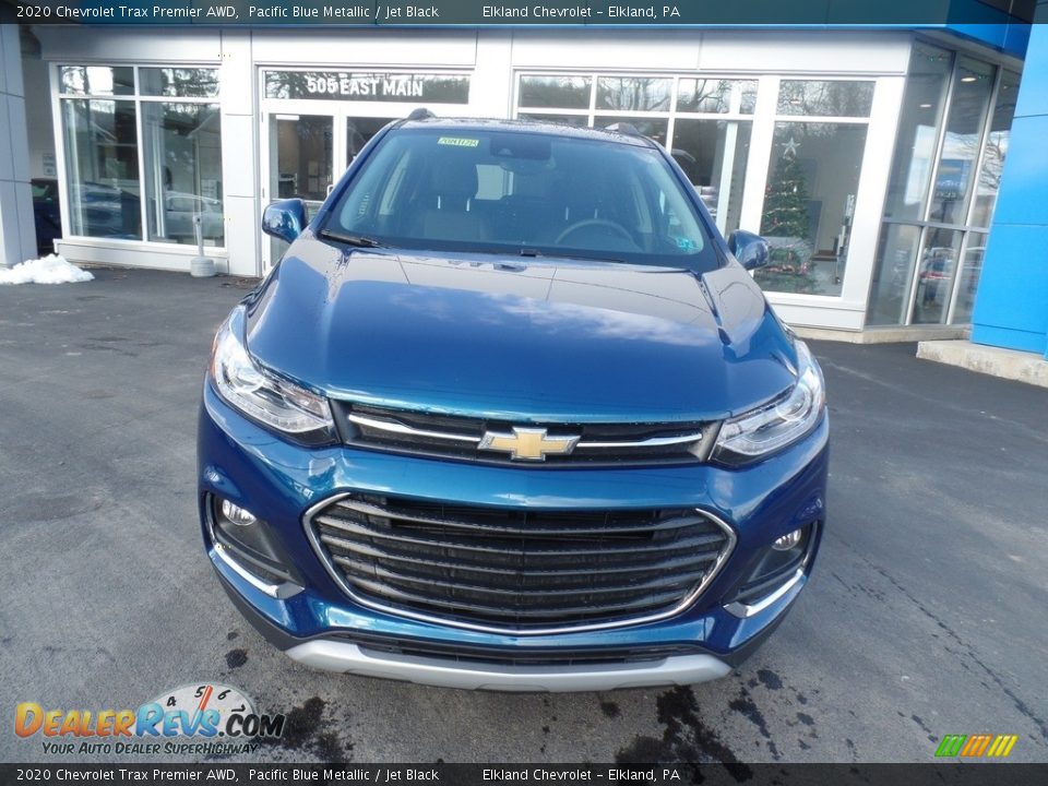 2020 Chevrolet Trax Premier AWD Pacific Blue Metallic / Jet Black Photo #3