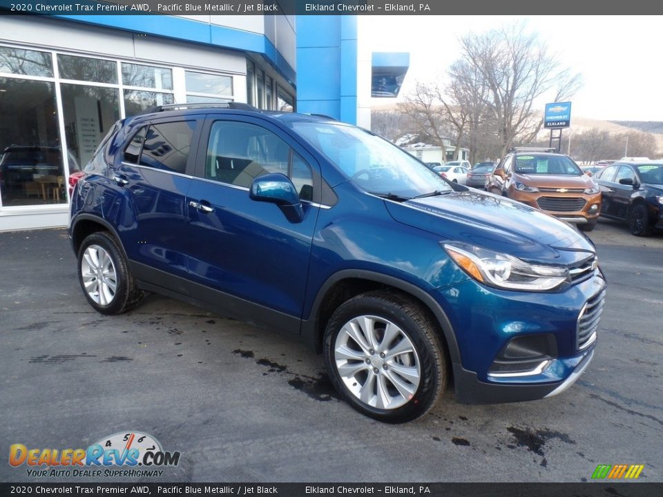 2020 Chevrolet Trax Premier AWD Pacific Blue Metallic / Jet Black Photo #5