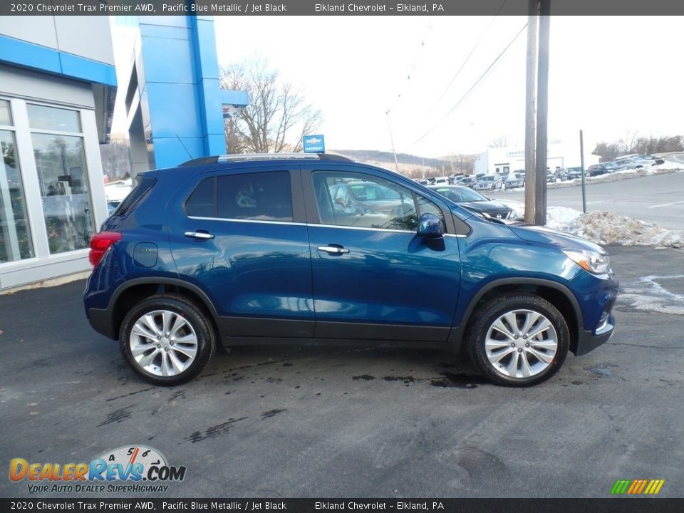 2020 Chevrolet Trax Premier AWD Pacific Blue Metallic / Jet Black Photo #6