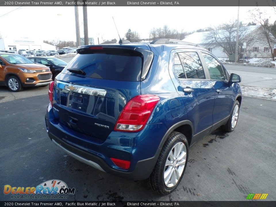 2020 Chevrolet Trax Premier AWD Pacific Blue Metallic / Jet Black Photo #7