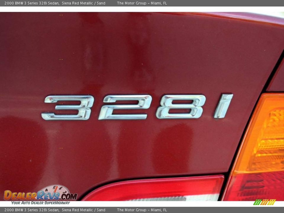 2000 BMW 3 Series 328i Sedan Siena Red Metallic / Sand Photo #23