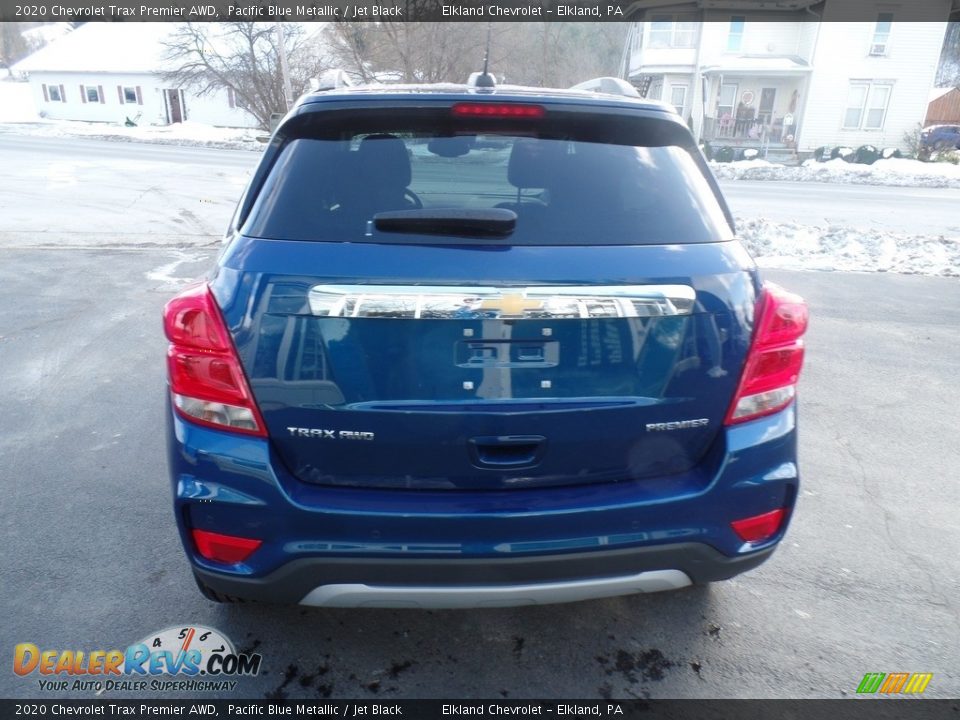 2020 Chevrolet Trax Premier AWD Pacific Blue Metallic / Jet Black Photo #8