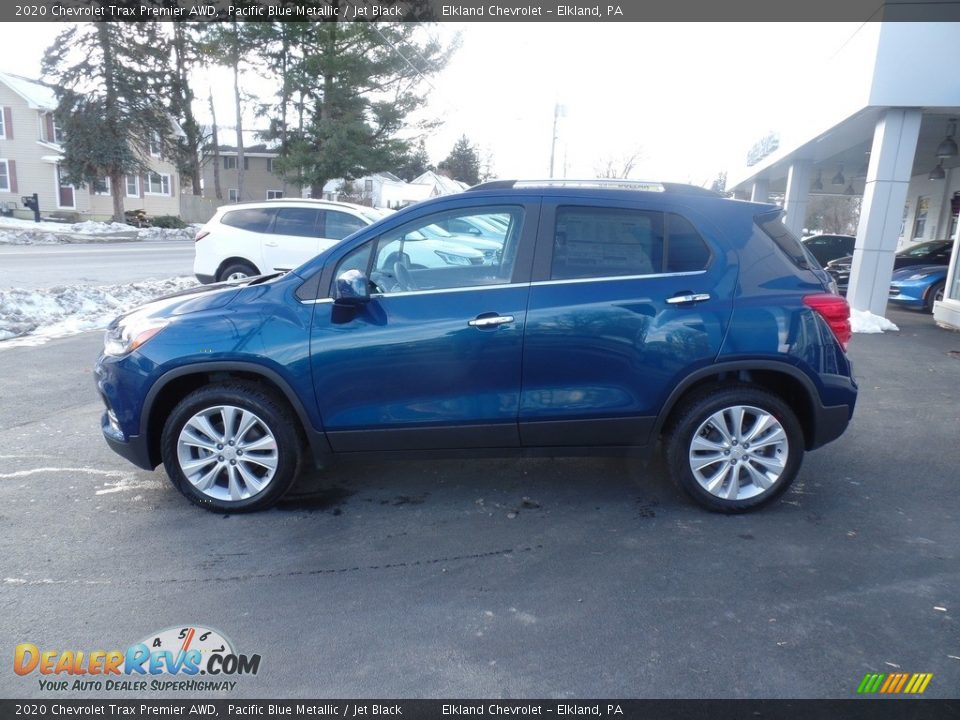 2020 Chevrolet Trax Premier AWD Pacific Blue Metallic / Jet Black Photo #10