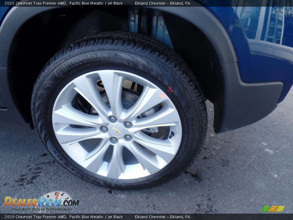 2020 Chevrolet Trax Premier AWD Pacific Blue Metallic / Jet Black Photo #11