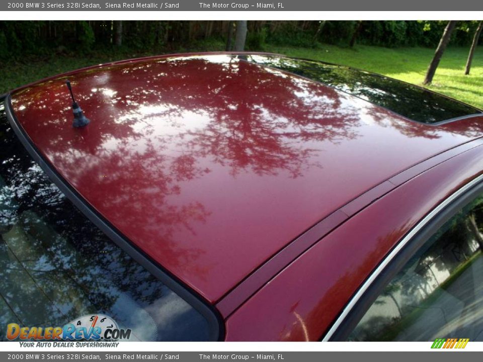 2000 BMW 3 Series 328i Sedan Siena Red Metallic / Sand Photo #24