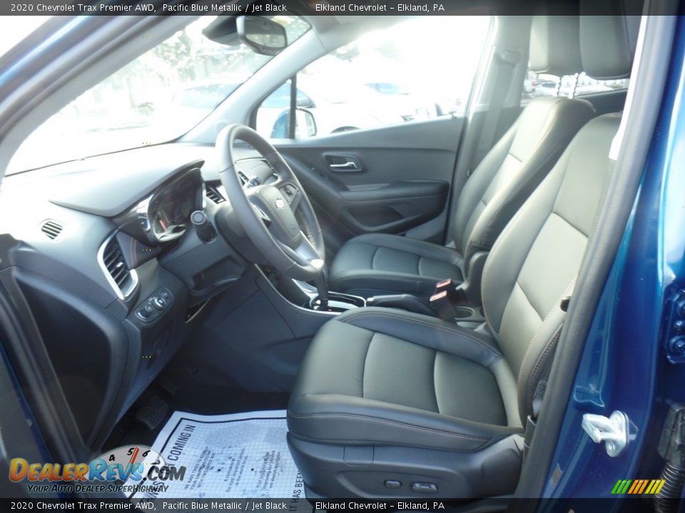 2020 Chevrolet Trax Premier AWD Pacific Blue Metallic / Jet Black Photo #18