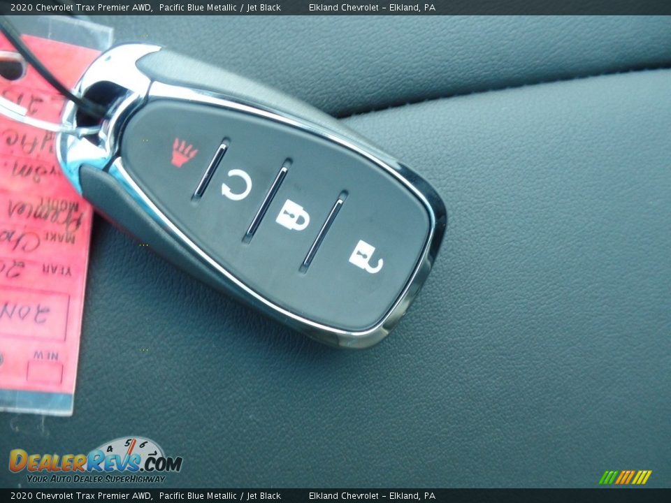 2020 Chevrolet Trax Premier AWD Pacific Blue Metallic / Jet Black Photo #25