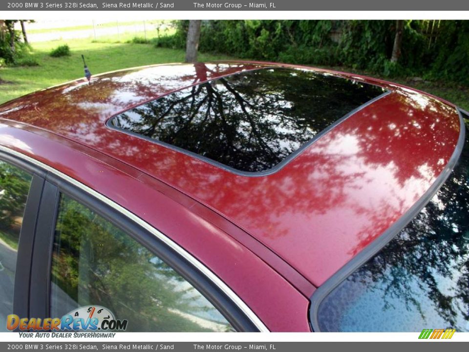 2000 BMW 3 Series 328i Sedan Siena Red Metallic / Sand Photo #25