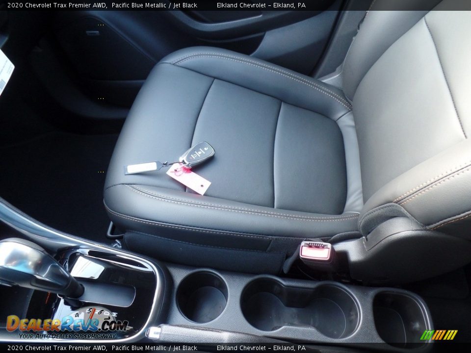 2020 Chevrolet Trax Premier AWD Pacific Blue Metallic / Jet Black Photo #35