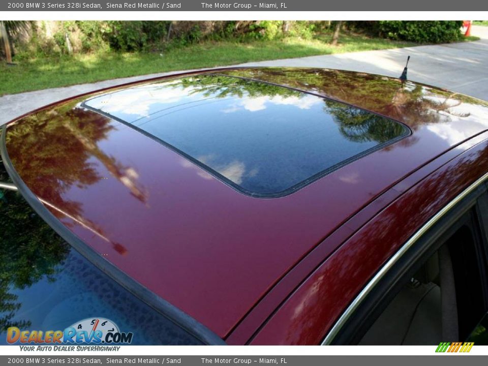 2000 BMW 3 Series 328i Sedan Siena Red Metallic / Sand Photo #26