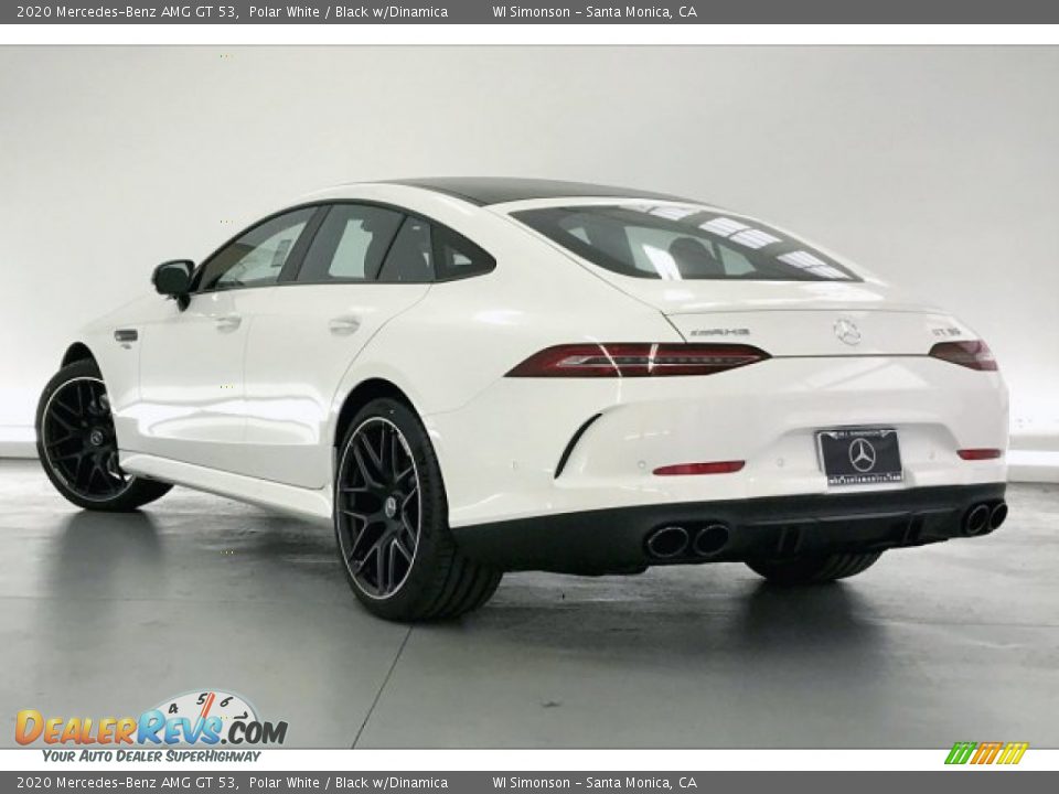 2020 Mercedes-Benz AMG GT 53 Polar White / Black w/Dinamica Photo #10