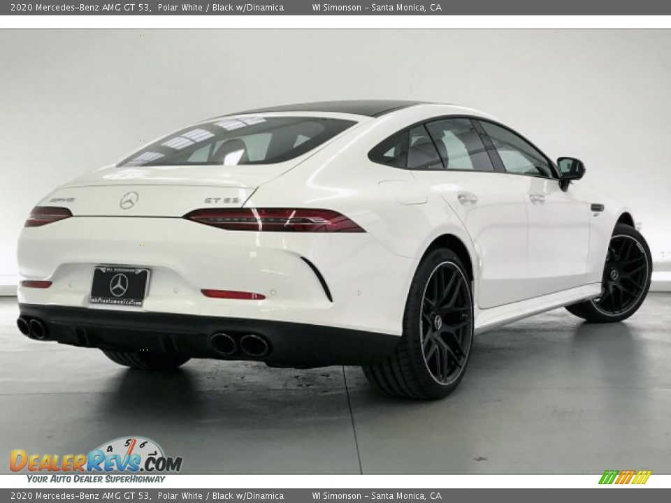 2020 Mercedes-Benz AMG GT 53 Polar White / Black w/Dinamica Photo #16