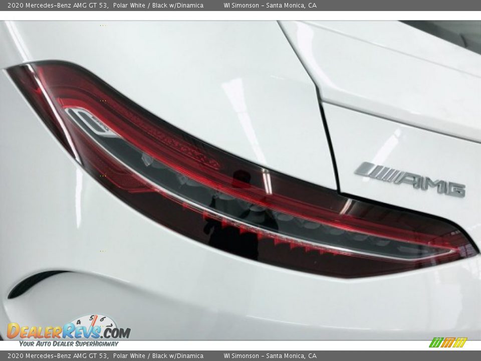 2020 Mercedes-Benz AMG GT 53 Polar White / Black w/Dinamica Photo #26