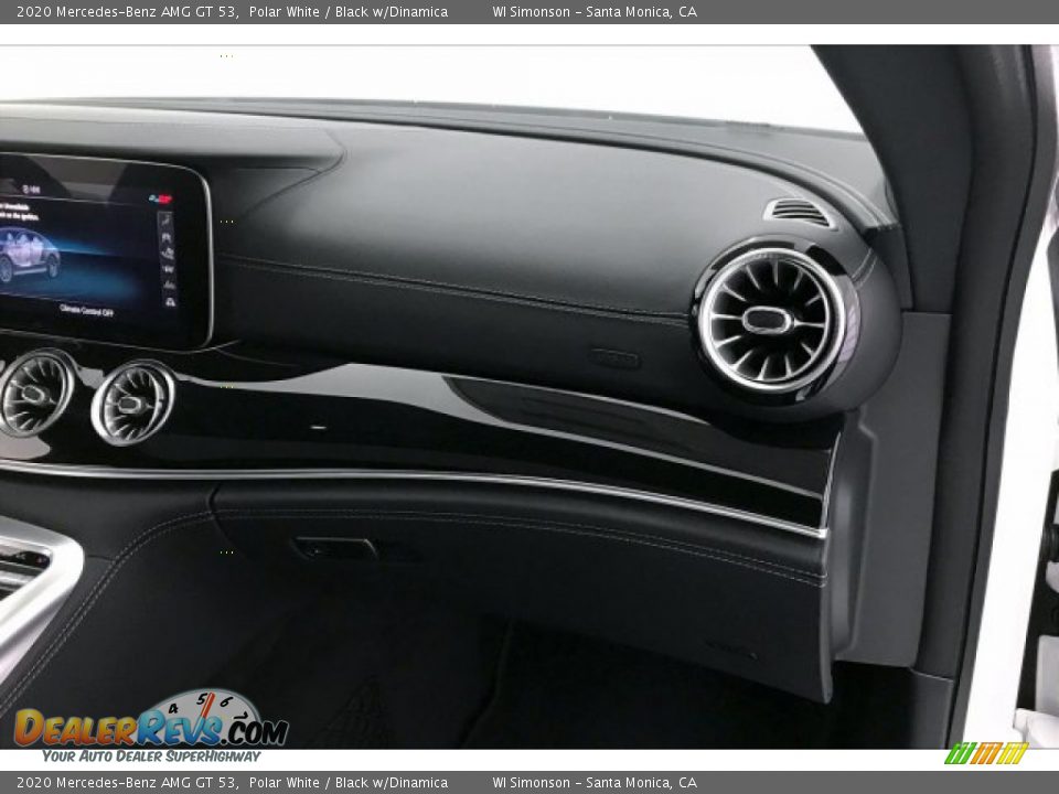 2020 Mercedes-Benz AMG GT 53 Polar White / Black w/Dinamica Photo #28