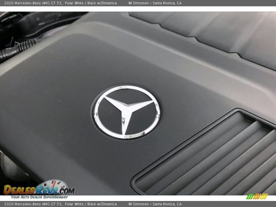 2020 Mercedes-Benz AMG GT 53 Polar White / Black w/Dinamica Photo #31