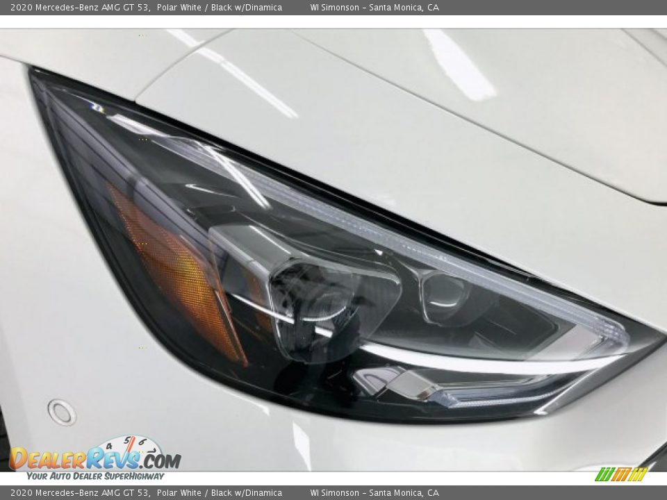 2020 Mercedes-Benz AMG GT 53 Polar White / Black w/Dinamica Photo #32