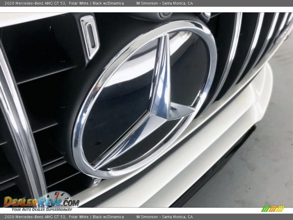 2020 Mercedes-Benz AMG GT 53 Polar White / Black w/Dinamica Photo #33