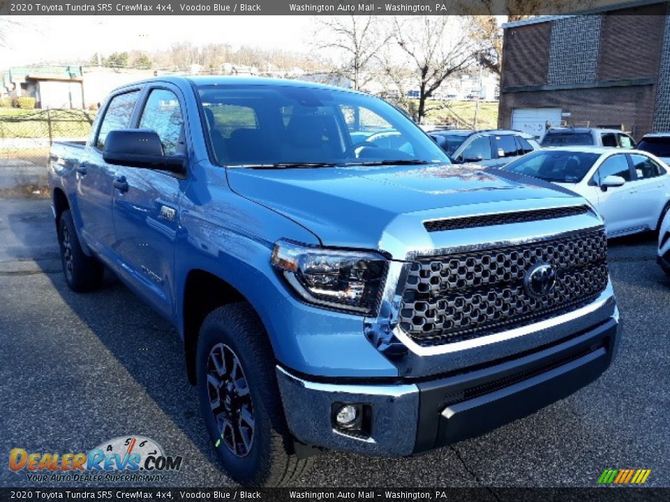 2020 Toyota Tundra SR5 CrewMax 4x4 Voodoo Blue / Black Photo #1